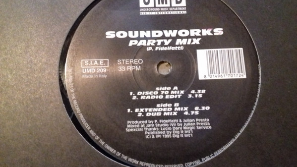 Soundworks - Party Mix | Underground Music Department (UMD) (UMD 209)