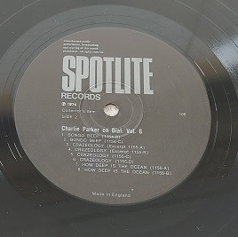 Charlie Parker - Charlie Parker On Dial Volume 6 | Spotlite Records (106) - 3