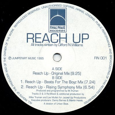 Clifford N Williams - Reach Up | Final Phase Records (FIN 001)