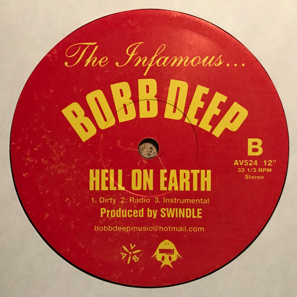Bobb Deep - Stir It Up / Hell On Earth | AV8 Records (AV 524) - 3