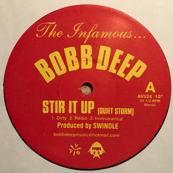 Bobb Deep - Stir It Up / Hell On Earth | AV8 Records (AV 524) - 2