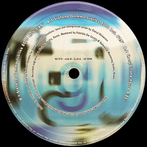 Stefano Gamma Presents House Of Jubilee Feat. Cheryl Nickerson - I Pray | Equal Records (EU 018) - 2