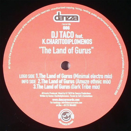 DJ Taco Feat. K. Charitodiplomenos - The Land Of Gurus | Danzza Records (DANZZA006)