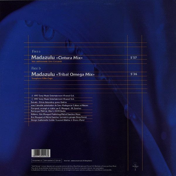 Deep Forest - Madazulu (Remix By Phil Cat) | Saint George (SAN 664945-8)