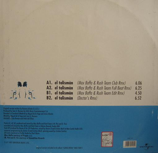 Rosana - El Tàlisman (The Original Remixes) | Zac Records (ZAC 201)