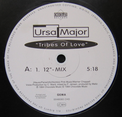 Ursa Major - Tribes Of Love | Chocolate Records (0048080CHO)