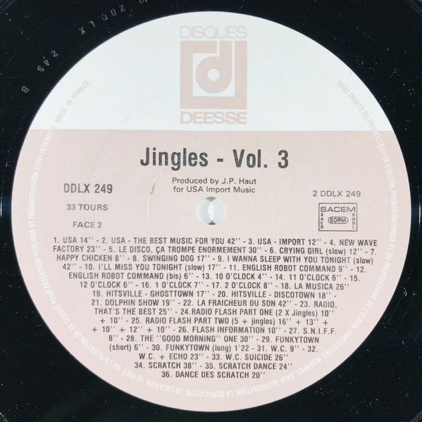 Jean-Paul Haut - 70 Jingels From U.S.A. Vol 3 | Disques Déesse (DDLX 249) - 4