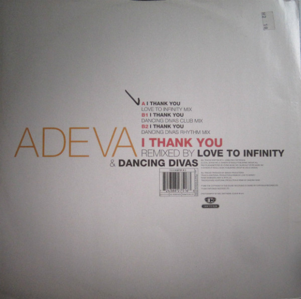 Adeva - I Thank You | Cooltempo (7243 8 82751 6 3) - 2