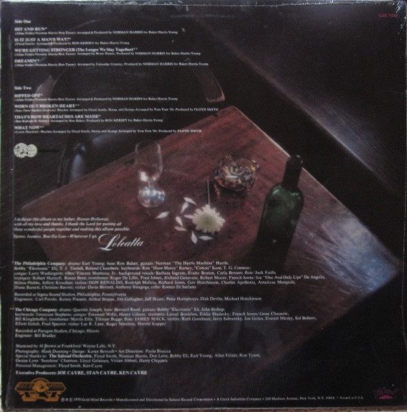 Loleatta Holloway - Loleatta | Gold Mind Records (GZS-7500) - 2