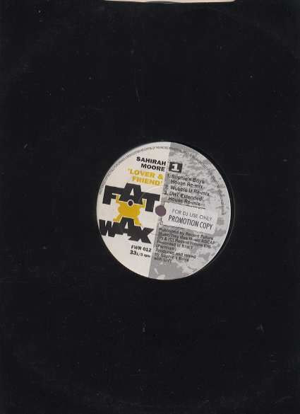 Sahirah Moore - Lover & Friend | Fat Wax (FWR 012)