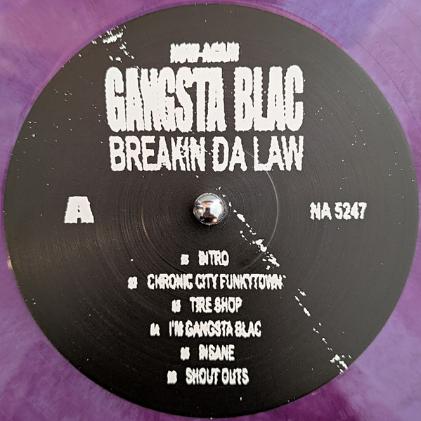 Gangsta Blac - Breakin Da Law | Now-Again Records (NA 5247) - 3