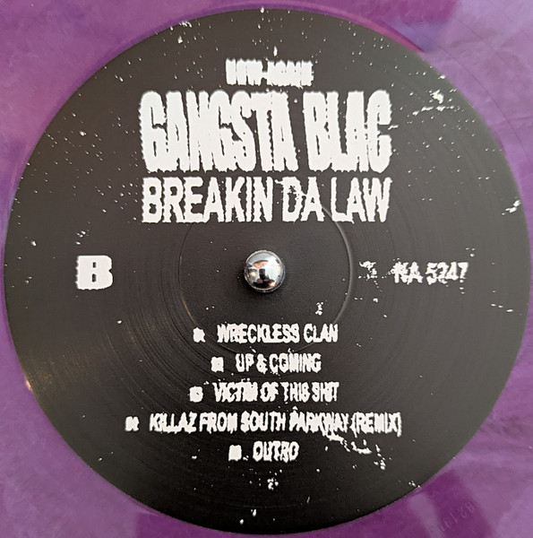 Gangsta Blac - Breakin Da Law | Now-Again Records (NA 5247) - 4