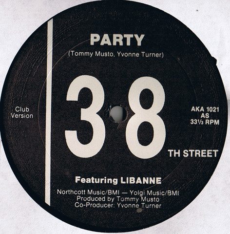 38th Street Featuring Libanne - Party | Apexton Records (AKA 1021)