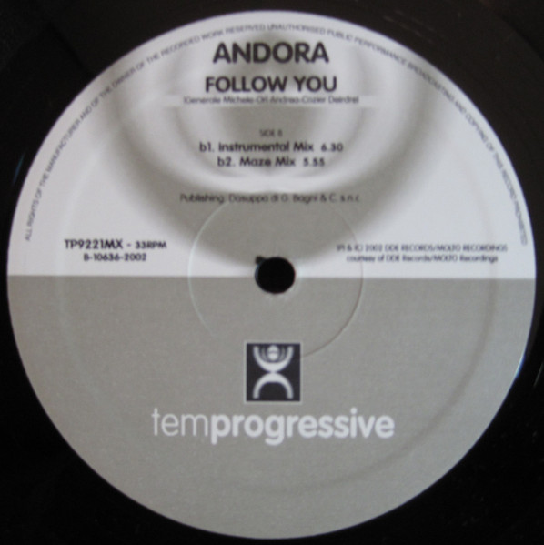 Andora - Follow You | Temprogressive (TP9221MX) - 3 Andora - Follow You | Temprogressive (TP9221MX) - 3