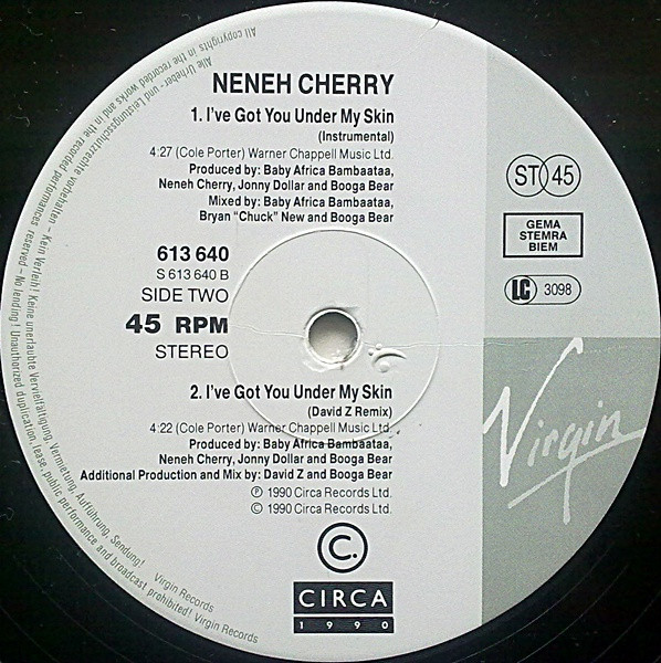 Neneh Cherry - I've Got You Under My Skin | Circa (YRT 53) - 4