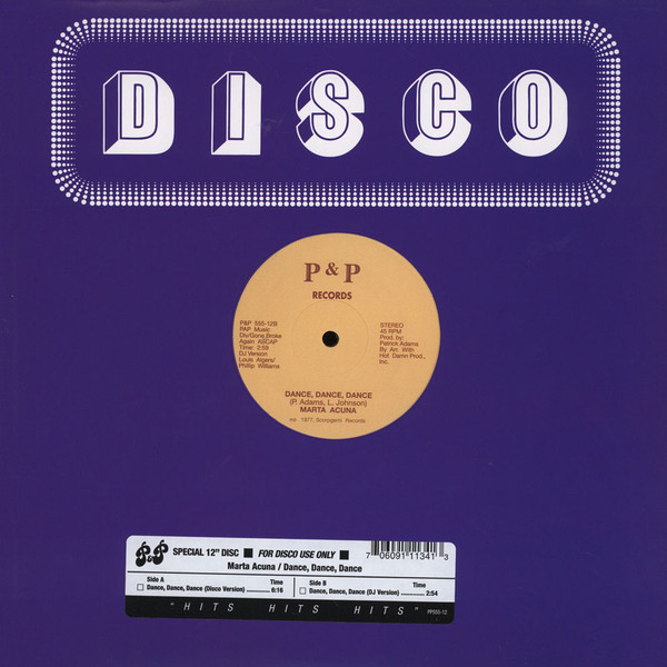 Marta Acuna - Dance, Dance, Dance | P&P Records (P&P 555-12) - main