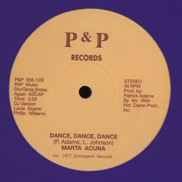 Marta Acuna - Dance, Dance, Dance | P&P Records (P&P 555-12) - 3