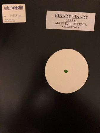 Binary Finary - 1998 | Positiva (12TIVDJX 98) - 2