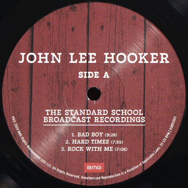 John Lee Hooker - The Standard School Broadcast Recordings [Vinyl] | BMG (538913011) - 3