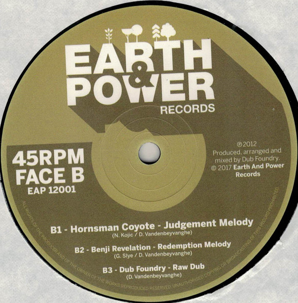 Dub Foundry , Ranking Fox , Hornsman Coyote , Benji Revelation - Sinner Man | Earth & Power Records (EAP12001) - 2