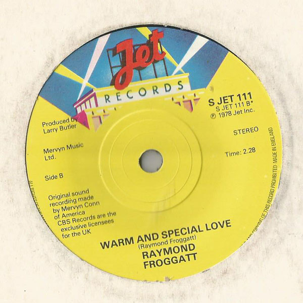 Raymond Froggatt - Give Me A Call | Jet Records (S JET 111) - 2