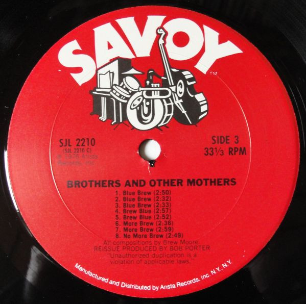 Stan Getz , Al Cohn , Serge Chaloff , Brew Moore , Allen Eager - Brothers And Other Mothers | Savoy Records (SJL 2210) - 4