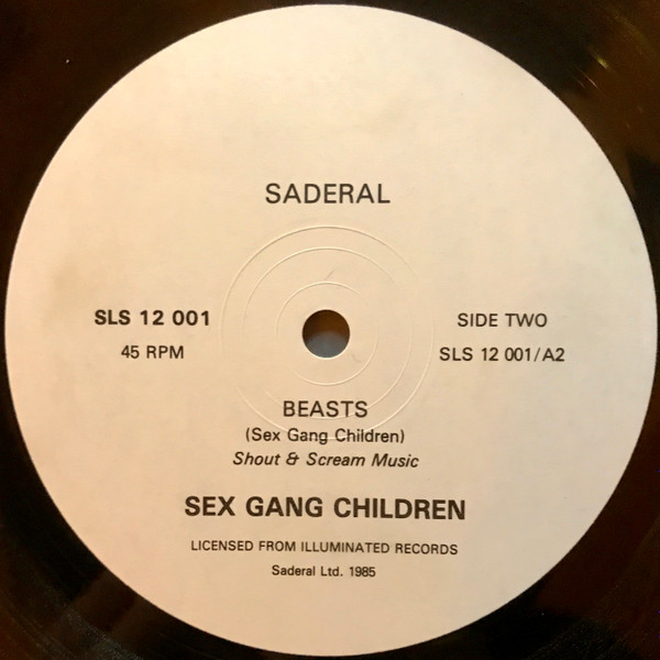 Sex Gang Children - Deiche | Saderal (SLS 12 001) - 4