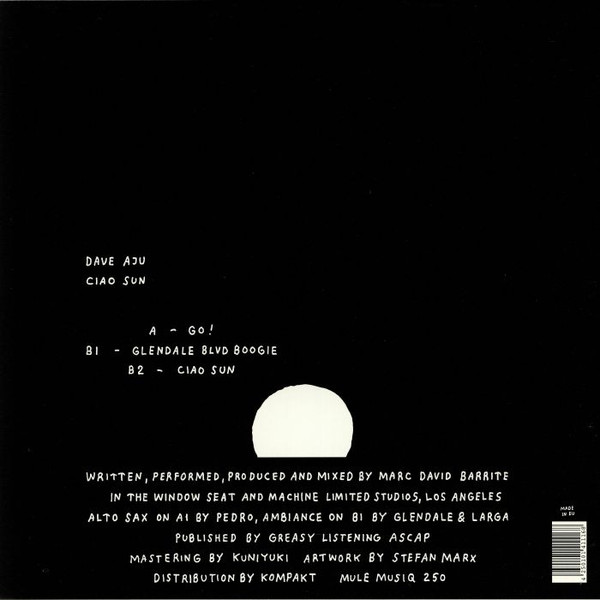 Dave Aju - Ciao Sun | Mule Musiq (MULEMUSIQ 250) - 2