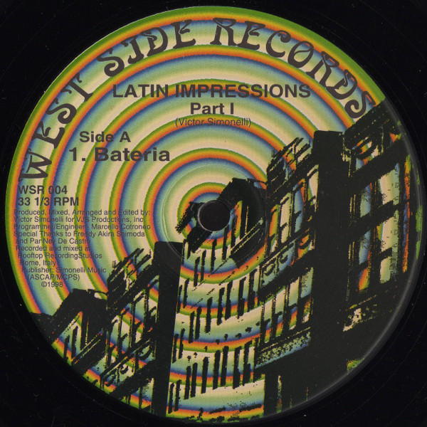 Victor Simonelli / Michele Chiavarini - Latin Impressions Part I | West Side Records (WSR 004) - main