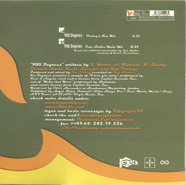 Ian Pooley - 900 Degrees Vol.1 | V2 (VVR5015146) - 2