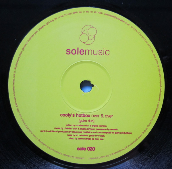 Cooly's Hot Box - Over & Over | Sole Music (sole020) - 3