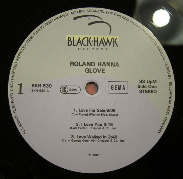 Roland Hanna - Glove | Blackhawk Records (BKH 530) - 3