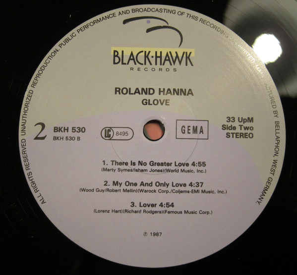Roland Hanna - Glove | Blackhawk Records (BKH 530) - 4