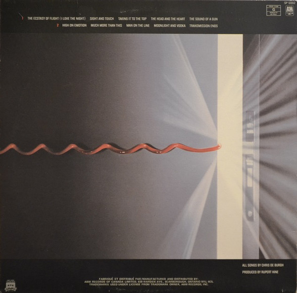 Chris de Burgh - Man On The Line | A&M Records (SP 5002) - 2
