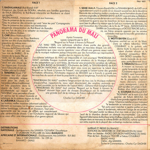Various - Panorama Du Mali | Mali Music (1002) - 2 Various - Panorama Du Mali | Mali Music (1002) - 2