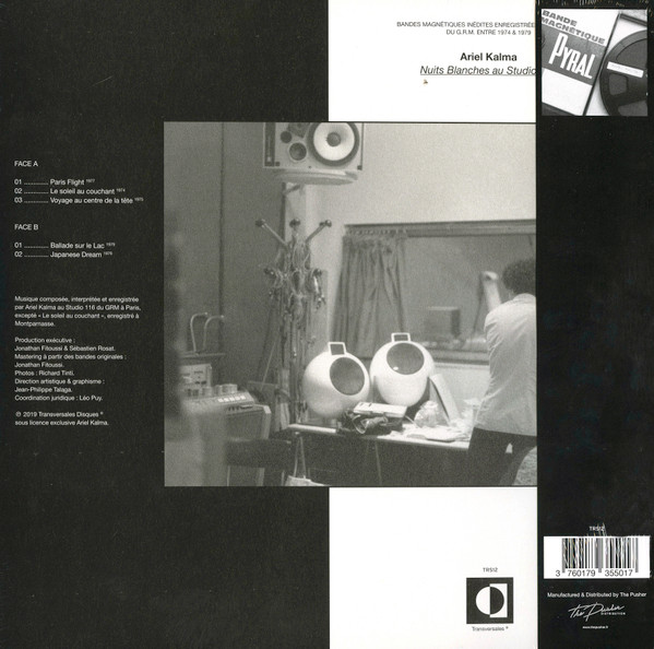 Ariel Kalma - Nuits Blanches Au Studio 116 | Transversales Disques (TRS12) - 2