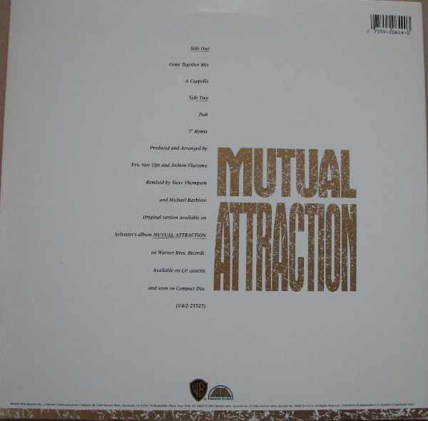Sylvester - Mutual Attraction | Warner Bros. Records (0-20649) - 2