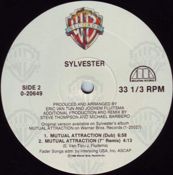 Sylvester - Mutual Attraction | Warner Bros. Records (0-20649) - 4