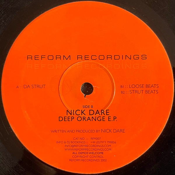 Nick Dare - Deep Orange EP | Reform Recordings (RFM007)