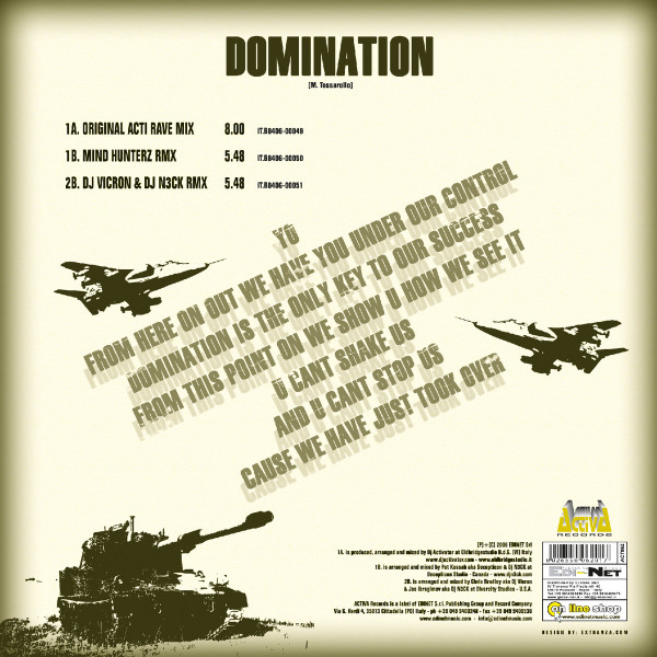 DJ Activator Feat. K-Projekt - Domination | Activa Records (ACT062) - 2