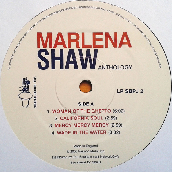 Marlena Shaw - Anthology | Soul Brother Records (LP SBPJ 2) - 3