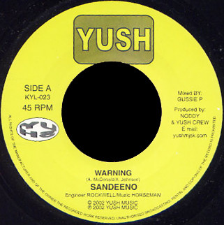Sandeeno - Warning | Yush Music (KYL-023) - 2
