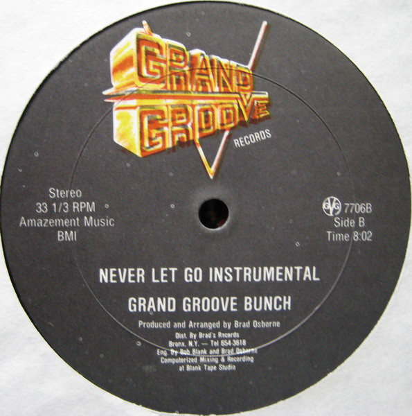 T-Ski Valley / Grand Groove Bunch - Never Let Go | Grand Groove Records (GG 7706) - 2