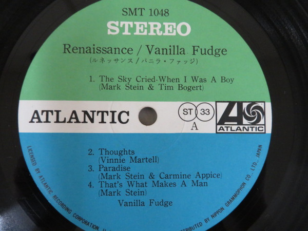 Vanilla Fudge - Renaissance | Atlantic (SMT-1048) - 2 Vanilla Fudge - Renaissance | Atlantic (SMT-1048) - 2