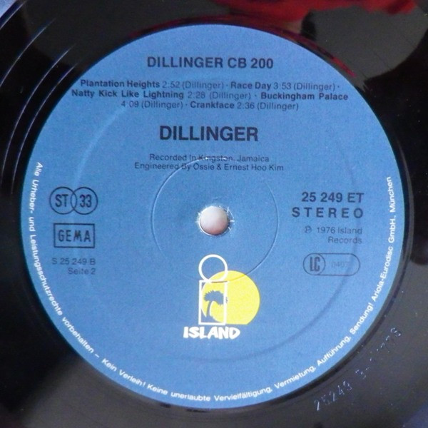 Dillinger - C.B. 200 | Island Records (25 249 ET) - 4 Dillinger - C.B. 200 | Island Records (25 249 ET) - 4