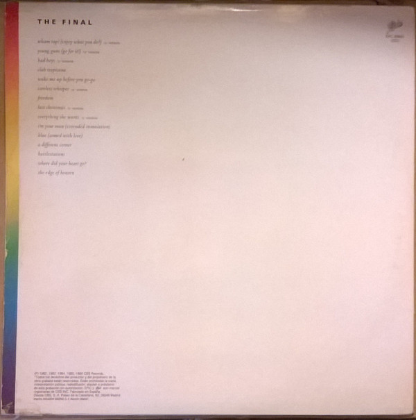 Wham! - The Final | Epic (EPC 88681)