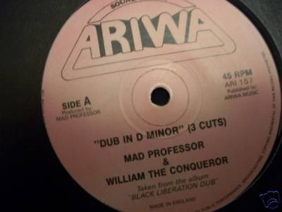 Mad Professor & William The Conqueror / Wendy Walker - Dub In D Minor (3 Cuts) / Baby I'm For Real | Ariwa (ARI 157) - main