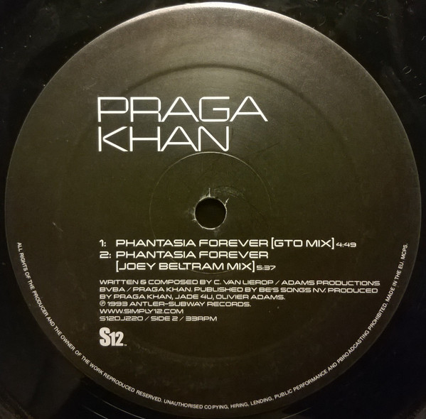 Praga Khan - Rave Alert / I Feel Good / Phantasia Forever | S12 (S12DJ220) - 3