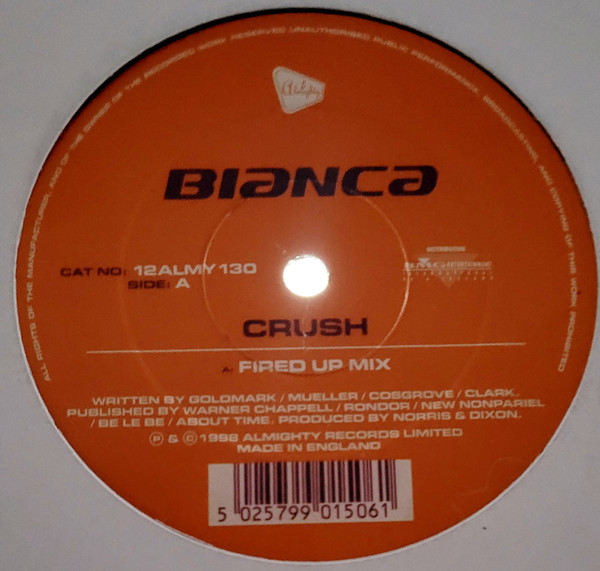 Bianca - Crush | Almighty Records (12ALMY130) - main