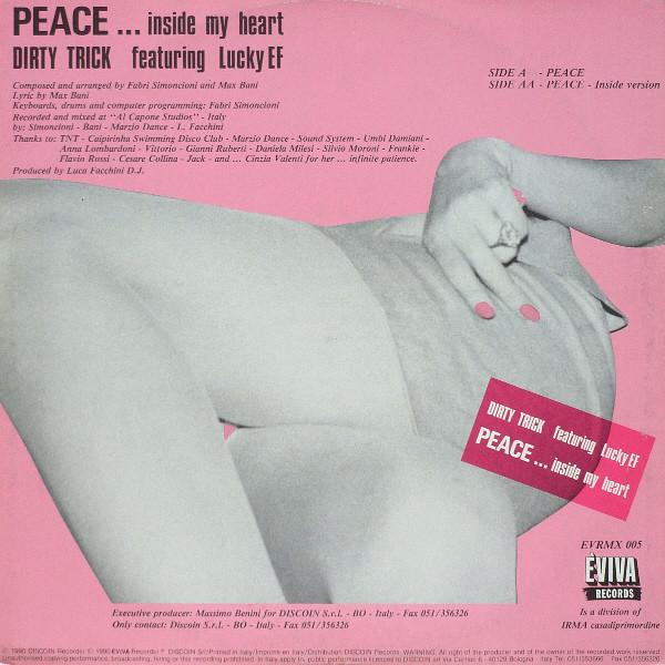 Dirty Trick Featuring Lucky EF - Peace... Inside My Heart | Èviva Records (EVRMX 005) - 2
